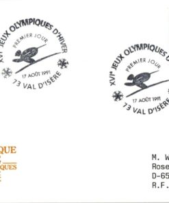 France, Albertville 1992, Olympic Winter Games, SST Ski Alpin Val d'Isere , Olympische Spiele
