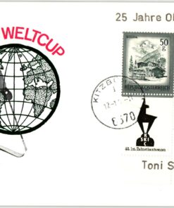 Austria 1980, Toni Sailer 25 Jahre Olympiasieger Kitzbühl 1981 Hahnenkamm Welcup Ski Alpin
