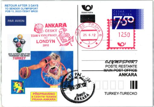 Ceska Praha 6 Olympic Games London 2012 Olympic Qualification Ankara Basket