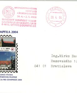 Slovensko 2004, Olympic Games, Bratislava, Slovolympfila 2004 MST EMA Red Meter