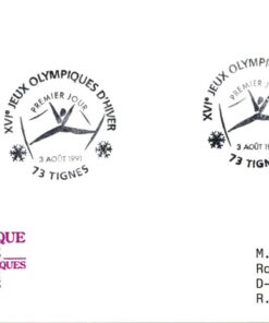 France, Albertville 1992, Olympic Winter Games, SST Ski Artistique, Akrobatik Tignes , Olympische Spiele
