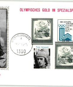 Austria 1980, Toni Innauer Olympiasieger Spezialsprunglauf Olympic Games Lake Placid Ski Jumping