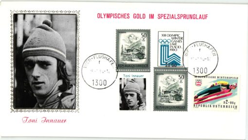 Austria 1980, Toni Innauer Olympiasieger Spezialsprunglauf Olympic Games Lake Placid Ski Jumping