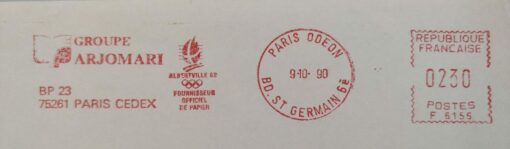 France, Albertville 1992, Olympiv Winter Games, Groupe Arjomari Paris Red Meter