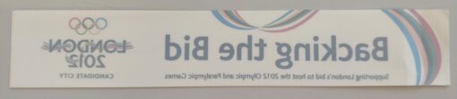 UK, London 2012, Olympic Games, Sticker Candidate City Host Bewerbung