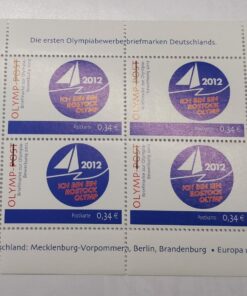 Germany Privat Post Olymp-Post The First Olympic Candidate City making stamps in Germany 2012 Rostock National