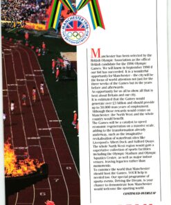 UK 1990, DRIVING THE DREAM MANCHESTER 1996, British Olympic Bid, Candidate City Host