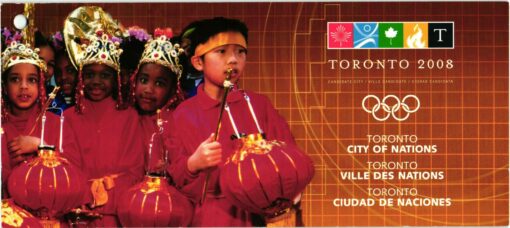 Canada, TORONTO 2008, Postcard, One City, Olympic Bid, Candidate City Host