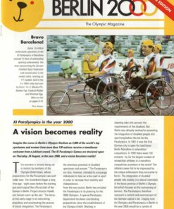 Germany 2000, Olympic Magazine Paralympics Berlin Bewerberstadt Kandidat Olympia, Olympic Bid, Candidate City Host