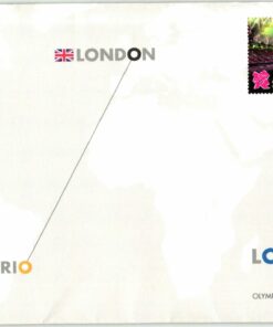 UK 2012, closing ceremony London 2012 to Rio 2016 Olympic Paralympic Games, FDC