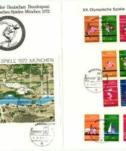 Gedenkblatt München 1972 Eröffnungsfeier mit Sonderstempel, Olympic Games Opening ceremony