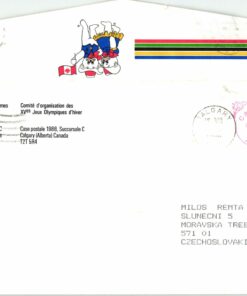 Canada 1986, Olympic Winter Games 1988 Calgary Alberta, EMA Letter of CO, 