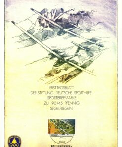 Bund Ersttagsblatt 1981 Sport Segelfliegen, SST Rudern, FDC Bonn