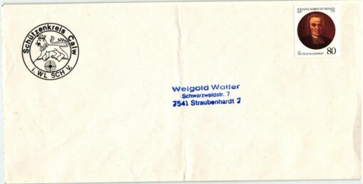 Deutschland, Schützenkreis Calw Briefpapier