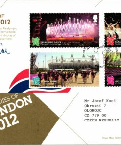 UK 2012, Memories of London 2012 Olympic Paralympic Games, FDC Team GB