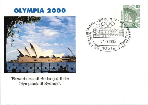 Germany 2000, Berlin Bewerberstadt grüßt Sydney, 1993 Olympic Bid, Candidate City Host