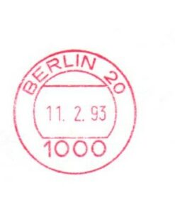 Germany 2000, Berlin Spandau 1993 Olympia EMA Red Meter Freistempel, Olympic Bid, Candidate City Host