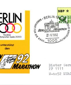 Germany 2000, Berlin Bewerberstadt Kandidat Marathon 1992 Olympia SST, Olympic Bid, Candidate City Host