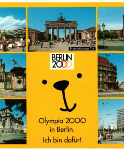Germany 2000, Berlin Bewerberstadt Postkarte Olympia SST, Olympic Bid, Candidate City Host