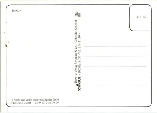 Germany 2000, Berlin Bewerberstadt Postkarte Olympia SST, Olympic Bid, Candidate City Host – Bild 2