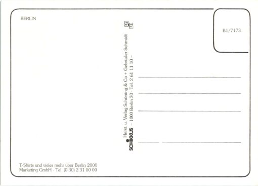 Germany 2000, Berlin Bewerberstadt Postkarte Olympia SST, Olympic Bid, Candidate City Host – Bild 2