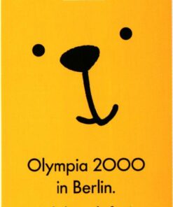 Germany 2000, Berlin Bewerberstadt Sticker Vignette Olympia SST, Olympic Bid, Candidate City Host
