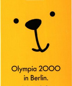 Germany 2000, Berlin Bewerberstadt Sticker Vignette Olympia SST, Olympic Bid, Candidate City Host