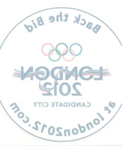 UK, London 2012, Olympic Games, Sticker Back the Bid Candidate City Host Bewerbung