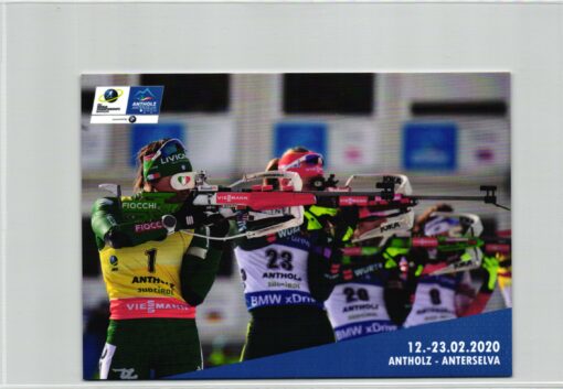 Italy - Campionato del Mondo Biathlon Antholz Alterselva 2020 Karte IBU World Championship Italia FDC – Bild 2