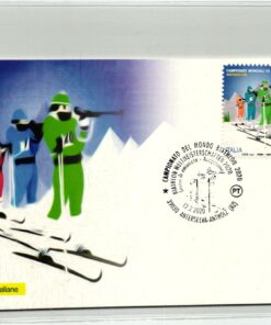 Italy - Campionato del Mondo Biathlon Antholz Alterselva 2020 Karte Poste IBU World Championship Italia FDC