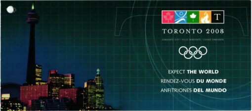 Canada, TORONTO 2008, Postcard, whole world, Olympic Bid, Candidate City Host