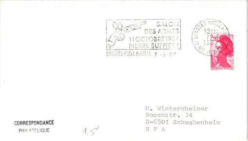 Shooting, Schiessen Hte Vienne Salon des Armes 1987 Pierre Buffiere Limoges, Weapons Waffen Tiro a segno