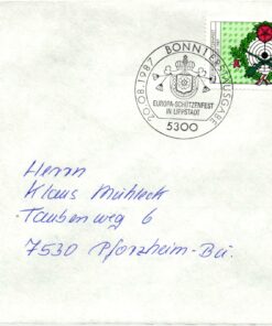 Shooting, Schiessen Bonn - Lippstadt 1987 Europa Schützenfest Schützenverein  FDC SST, Weapons Waffen Tiro a segno