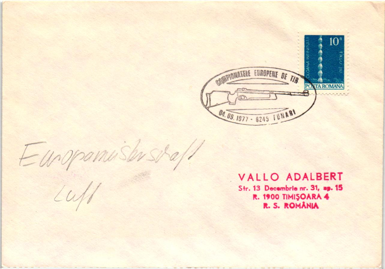 Shooting, Schiessen Campionatele Europene de tir Europameisterschaft Luftgewehr, 1977 Weapons Waffen