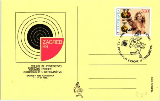 Shooting, Schiessen Zagreb 1989 Prvestvo European Europa, Weapons Waffen Tiro a segno