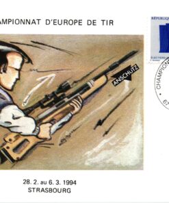 Shooting, Schiessen Championnat Europe de tir Strassbourg 1994 Rifle Gewehr Weapons Waffen Tiro a segno
