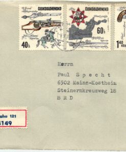 Shooting - Schiessen Ceskoslovensko 1969 Armas, Weapons Waffen Tiro a segno Reko POFIS