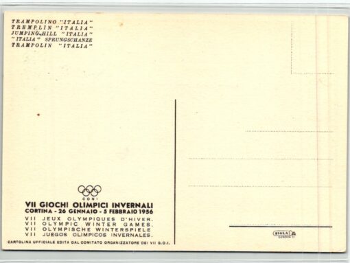 Italy, Olympic Games 1956 Cortina Giochi olimpici Hockey su ghiaccio, Ice Hockey – Bild 2