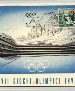 Italy, Olympic Games 1956 Cortina Giochi olimpici Pattinaggio Velocità, Ice skating
