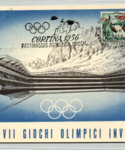 Italy, Olympic Games 1956 Cortina Giochi olimpici Pattinaggio artistico, figure skating