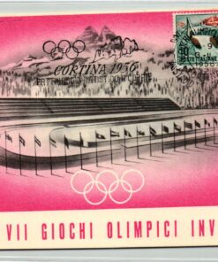 Italy, Olympic Games 1956 Cortina Giochi olimpici Pattinaggio artistico, figure skating