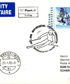 Austria - Stephan Eberharter Weltcupsieger Ski World Cup Winner 2005 First day FDC