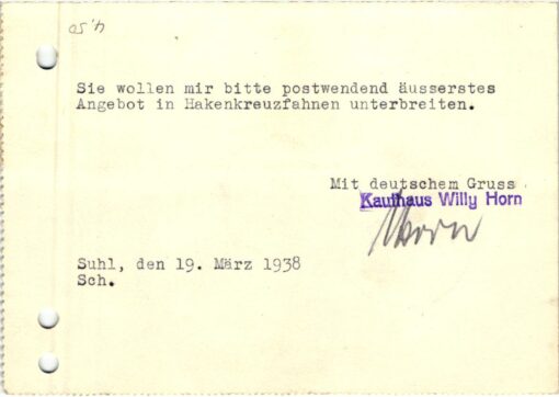 Shooting, Schiessen Suhl Waffenstadt 1938 Horn Fahnen Schmiede, Weapons Waffen Tiro a segno – Bild 2