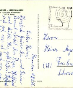 Shooting, Schiessen Hannover Deutsches Bundesschießen 1965 Landesschießen National, Weapons Waffen