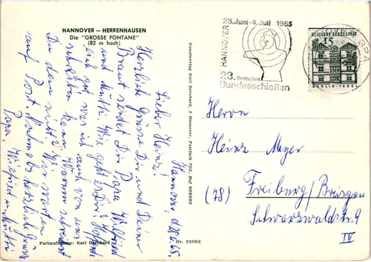 Shooting, Schiessen Hannover Deutsches Bundesschießen 1965 Landesschießen National, Weapons Waffen