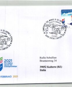 Italy - Campionati del Mondo di Sci Alpino Cortina 2021 Ski World Championship Italia FDC
