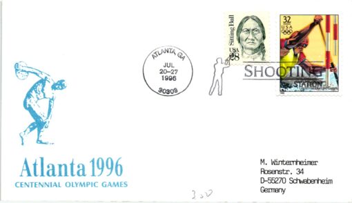 Shooting, Schiessen Olympic Atlanta 1996 USA Shooting Station, Weapons Waffen Tiro a segno