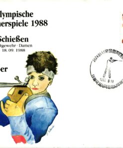 Shooting, Schiessen Korea 1987 Silvia Sperber Damen Olimpics Olympic Rifle, Weapons Waffen Tiro a segno
