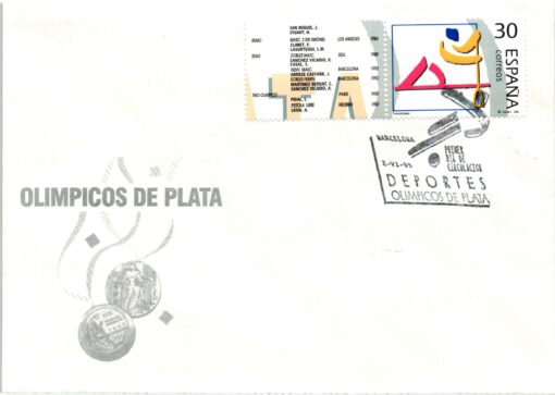 Shooting, Schiessen Espana 1992 Barcelona Kanu Plata Olimpicos Olympic Rifle, Weapons Waffen Tiro a segno – Bild 2