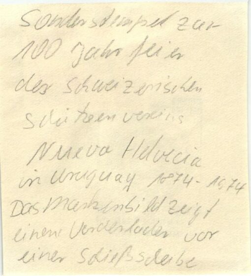 Shooting, Schiessen Uruguay Centenario Club Tiro Suizo Helvecia Montevideo 1974 Schützenbund Waffen Tiro a segno – Bild 2
